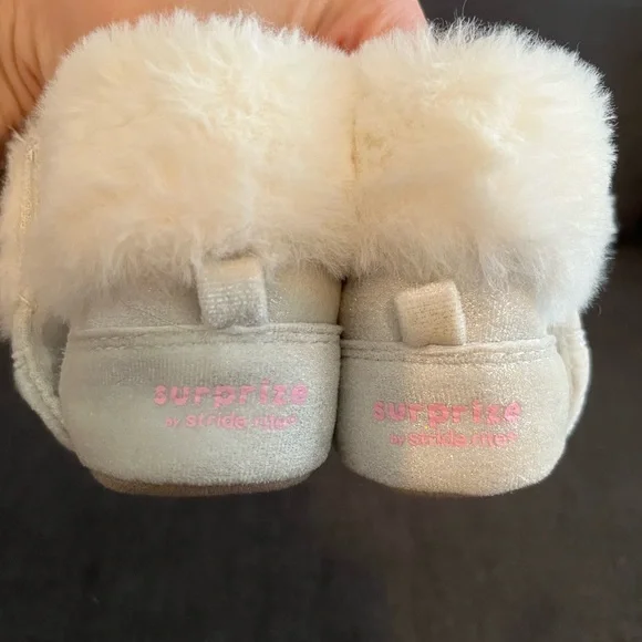Stride Right | Baby Boots with Faux Fur | Size 6- 12 months - Picture 3 of 4